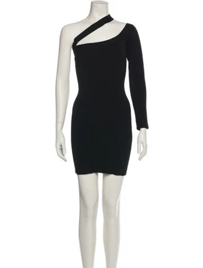 Pre-owned Gauge81 Alzira Mini Dress In Black