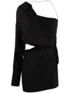 Gauge81 Arica One-shoulder Minidress In Black