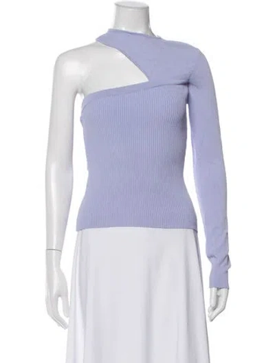 Pre-owned Gauge81 Asymmetrical Long Sleeve Top In Purple