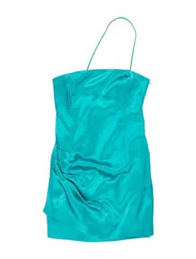 Pre-owned Gauge81 Asymmetrical Mini Dress In Blue