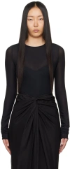 Gauge81 Black Marsa Long Sleeve T-shirt In 100 Black