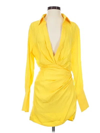 Pre-owned Gauge81 Cocktail Dress In Yellow
