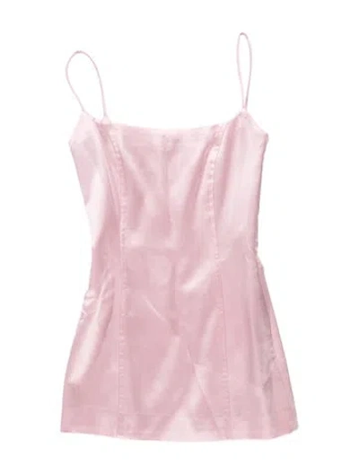 Pre-owned Gauge81 Cowl Neck Mini Dress In Pink