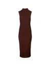Gauge81 Brown Flora Midi Dress In Brown