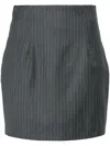 Gauge81 Mani Pinstriped Mini Skirt In Grey