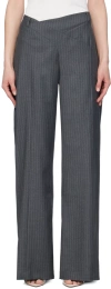 Gauge81 Gray Tora Trousers In Smoke