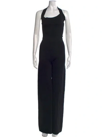 Pre-owned Gauge81 Halterneck Jumpsuit In Black