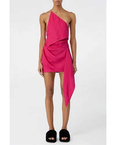 Gauge81 Hida Silk Mini Dress In Pink
