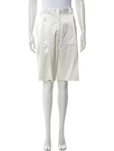 Pre-owned Gauge81 Knee-length Shorts In White