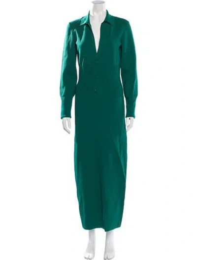 Pre-owned Gauge81 Long Dress In Green