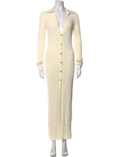 Pre-owned Gauge81 Long Dress In Neutrals