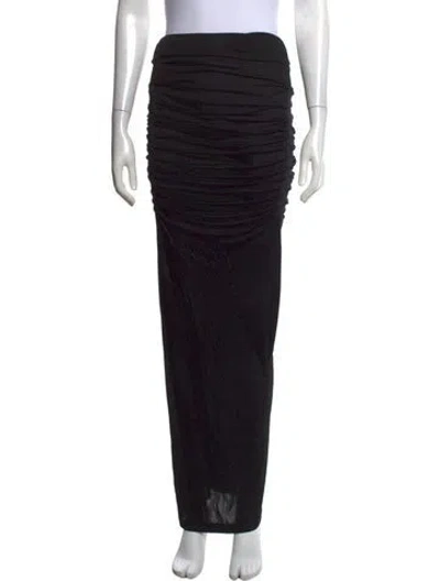 Pre-owned Gauge81 Long Skirt In Black