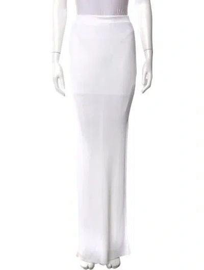 Pre-owned Gauge81 Long Skirt In White