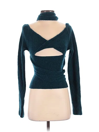 Gauge81 Long Sleeve Top Teal Keyhole Neckline Tops In Multi