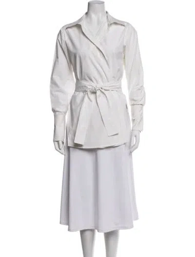 Pre-owned Gauge81 Long Sleeve Top In White