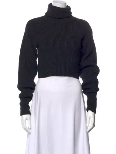 Pre-owned Gauge81 Merino Wool Turtleneck Sweater In Black