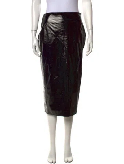 Pre-owned Gauge81 Midi Length Skirt In Black