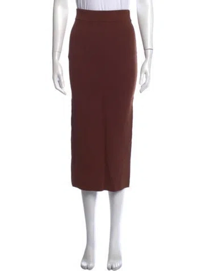 Pre-owned Gauge81 Midi Length Skirt W/ Tags In Brown