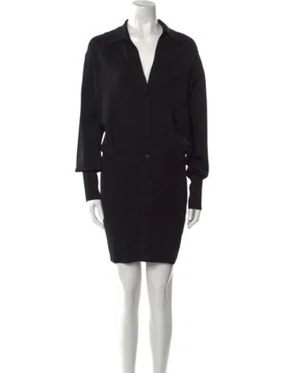 Pre-owned Gauge81 Mini Dress In Black