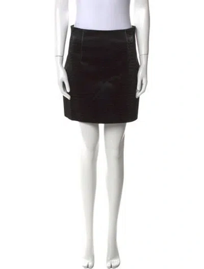 Pre-owned Gauge81 Mini Skirt In Black