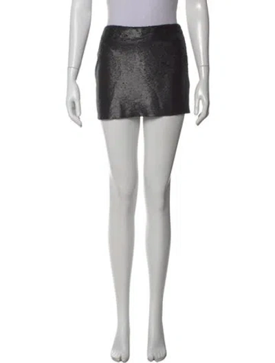 Pre-owned Gauge81 Mini Skirt In Black