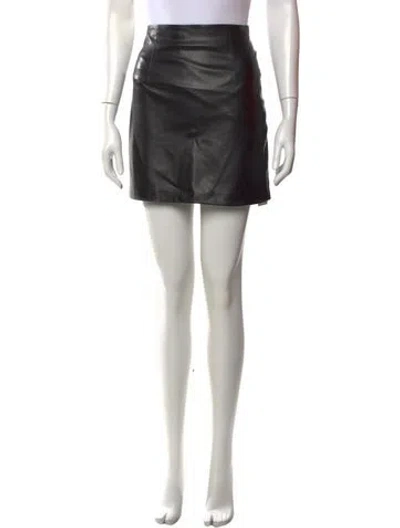 Pre-owned Gauge81 Mini Skirt In Black