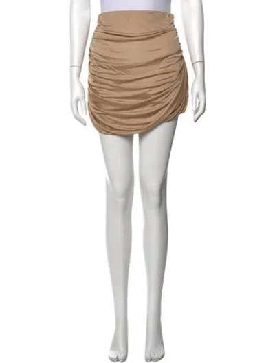Pre-owned Gauge81 Mini Skirt In Neutrals