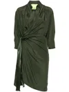 Gauge81 Miya Mini Dress In Green