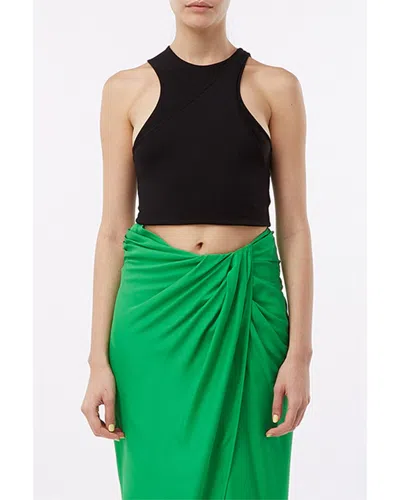 Gauge81 Fine-knit Cropped Top In Nero