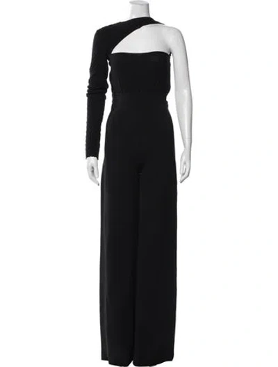 Pre-owned Gauge81 One-shoulder Jumpsuit In Black