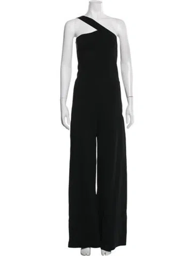Pre-owned Gauge81 One-shoulder Jumpsuit In Black
