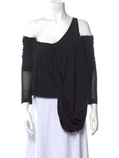 Pre-owned Gauge81 One-shoulder Mini Dress W/ Tags In Black