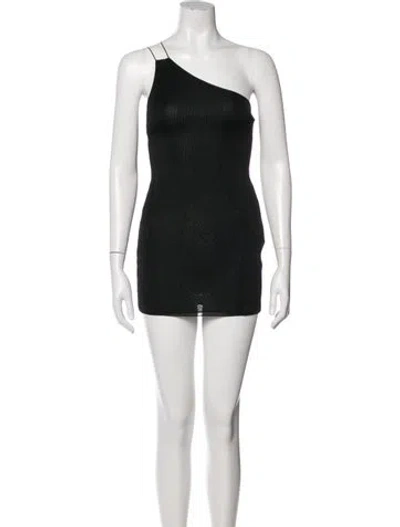 Pre-owned Gauge81 One-shoulder Mini Dress W/ Tags In Black
