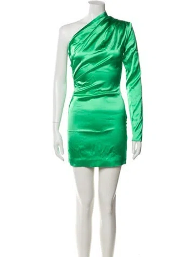 Pre-owned Gauge81 One-shoulder Mini Dress W/ Tags In Green