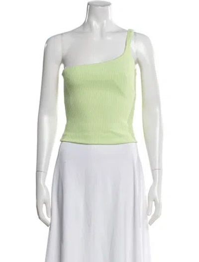 Pre-owned Gauge81 One-shoulder Sleeveless T-shirt In Green