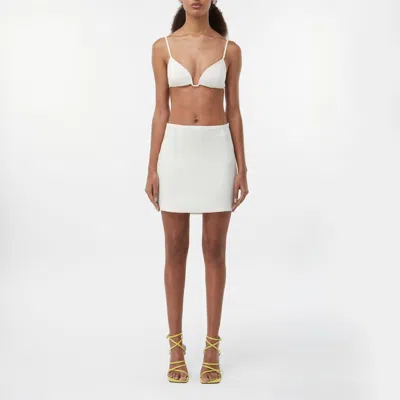 Gauge81 Off-white Mani Miniskirt