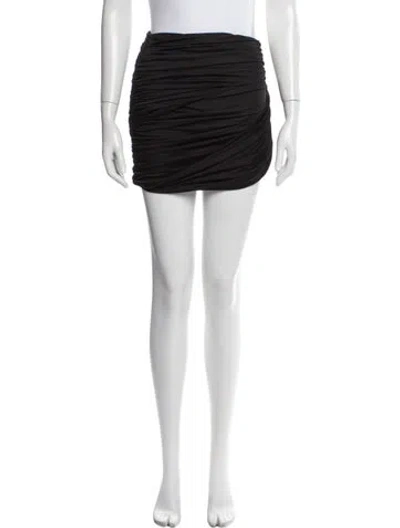 Pre-owned Gauge81 Pleated Accents Mini Skirt W/ Tags In Black