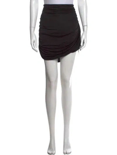 Pre-owned Gauge81 Pleated Accents Mini Skirt W/ Tags In Black