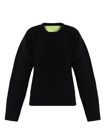 Gauge81 Ribbed Jumper In 黑色