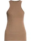 Gauge81 Ribbed Tank Top In 褐色