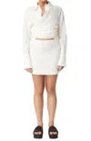 Gauge81 Sabinas Linen Wrap Shirt In White In White