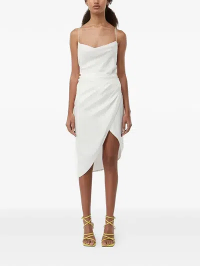 Gauge81 Shiroi Draped Dress In White