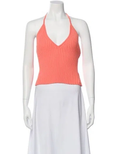 Pre-owned Gauge81 Silk Halterneck Top In White