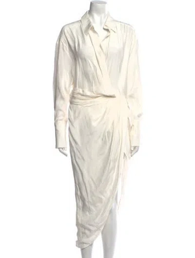 Pre-owned Gauge81 Silk Long Dress W/ Tags In Neutral