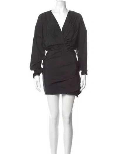 Pre-owned Gauge81 Silk Mini Dress W/ Tags In Gray