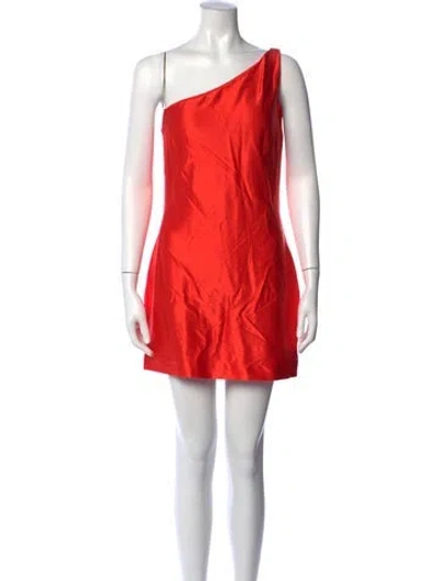 Pre-owned Gauge81 Silk Mini Dress W/ Tags In Orange