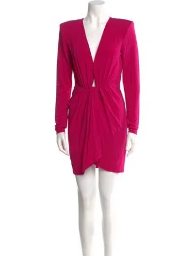 Pre-owned Gauge81 Silk Mini Dress W/ Tags In Pink