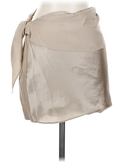 Pre-owned Gauge81 Silk Skirt In Brown