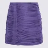 Gauge81 Empire Viscose Maroon Mini Skirt In Empire