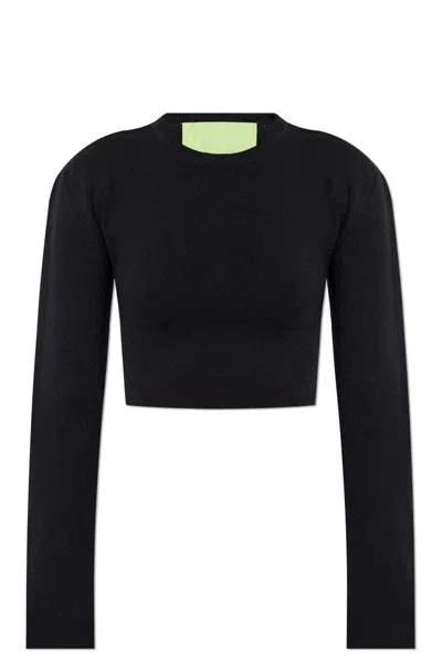 Gauge81 Cropped Sweater In Black